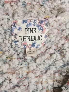 Pink Republic Cream Chunky Knit Sweater